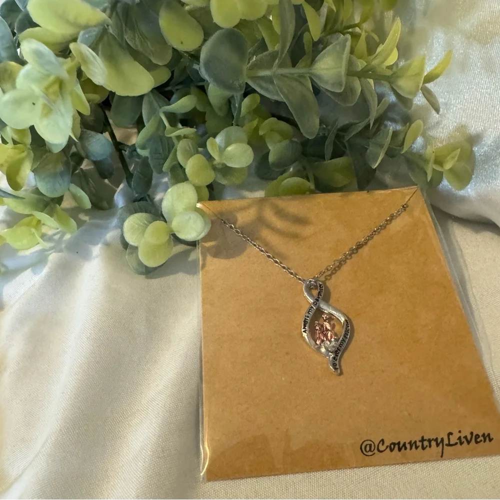 🆕 Forever Mother & Daughter Bond Silver Necklace - Picture 14 of 16